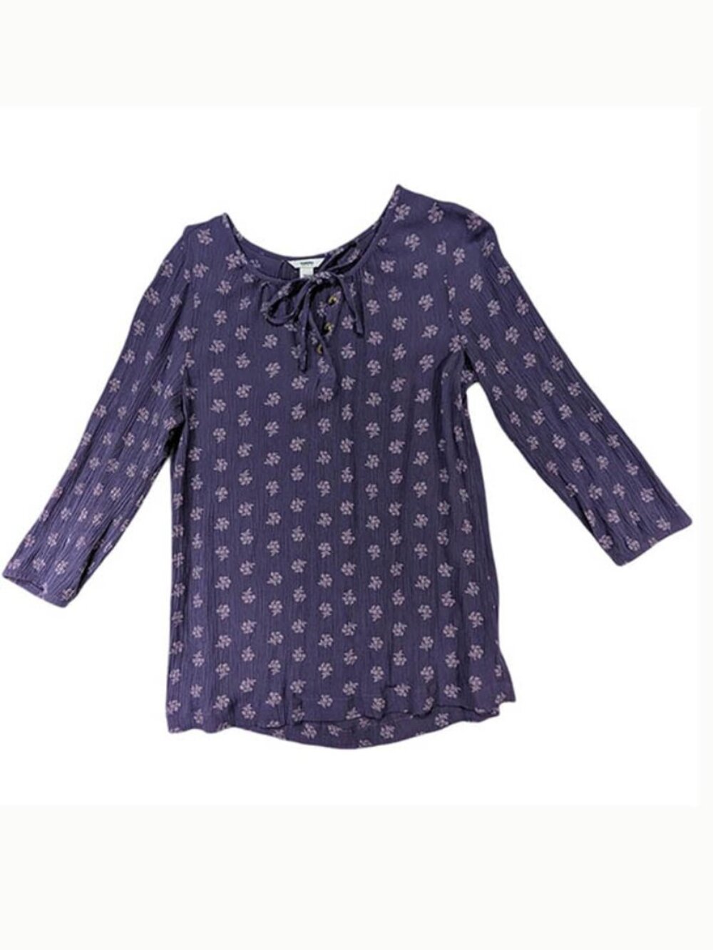 Sonoma Tunic Top Womens M Purple‎ Cottagecore Peasant Romantic Boho Grandmacore